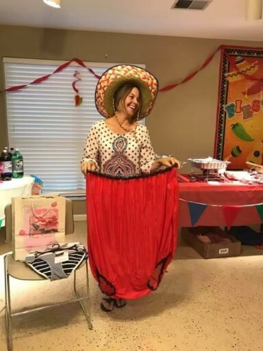 A group of friends laughing and having fun together.