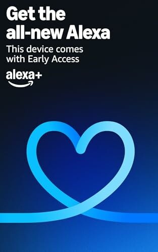 Promotional image for new Alexa device with early access offer.
