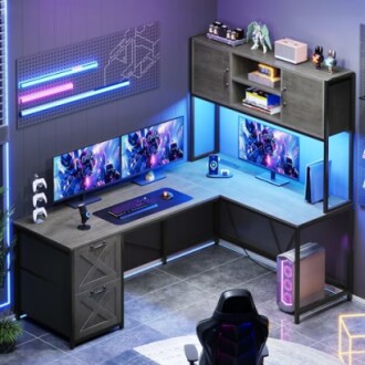 SEDETA L Shaped Gaming Desk