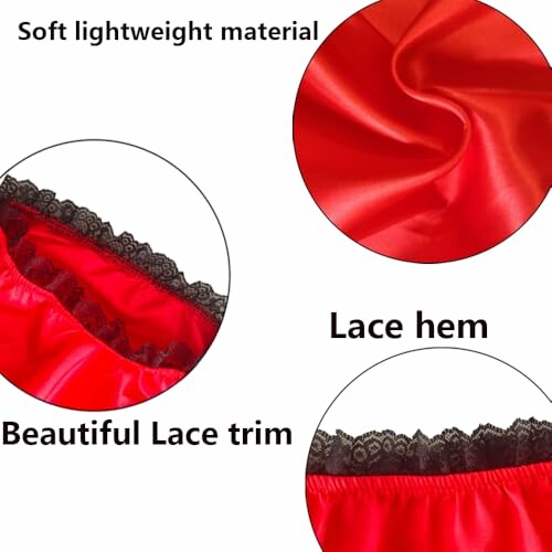 A person wearing oversized granny panties with a comical expression.