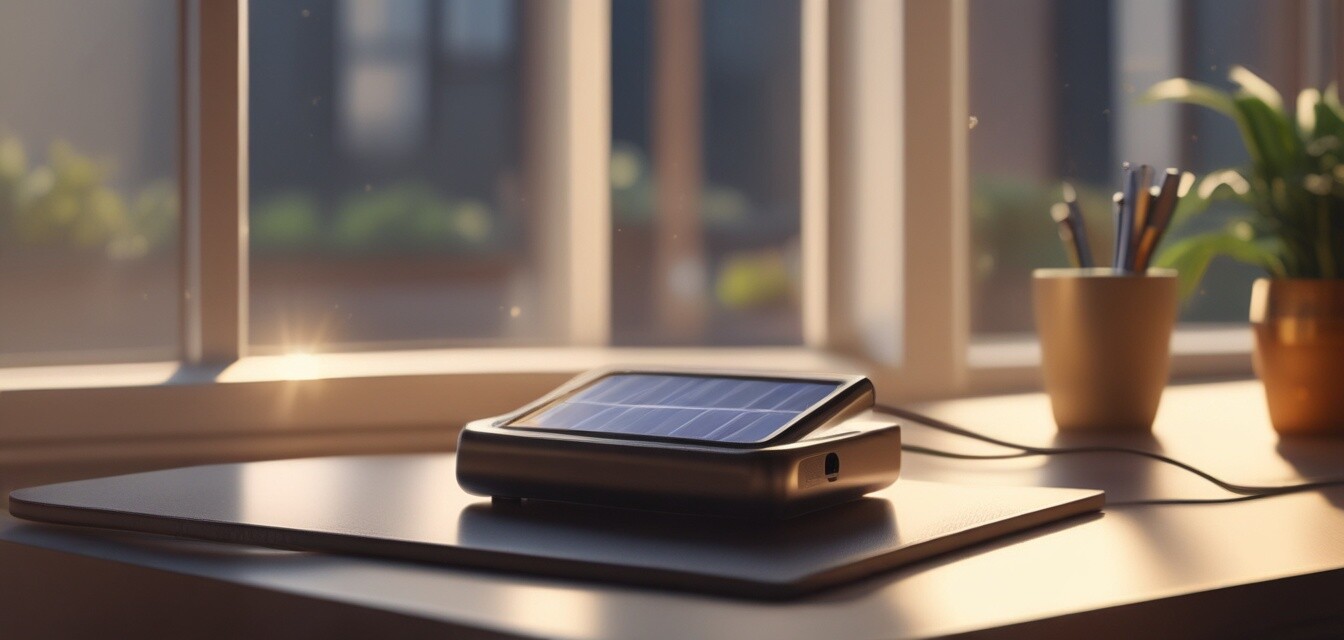 Solar-powered charger