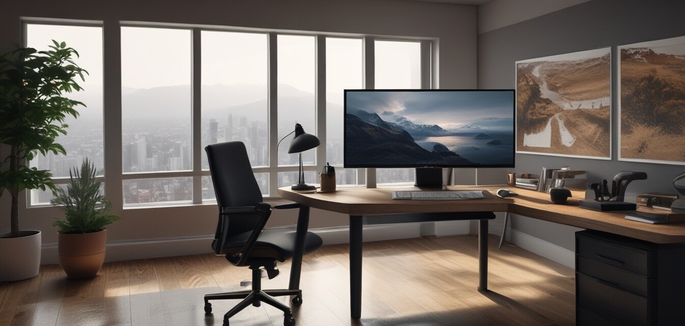 Ergonomic workspace setup